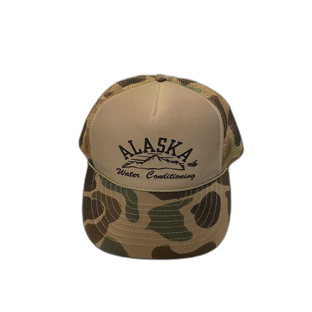 Alaska Water Conditioning Camo Vintage Cap Snapback Hat Made in USA